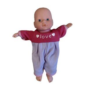 Circo Cititoy Mini baby doll 8" pink/purple Love pj outfit soft body Target